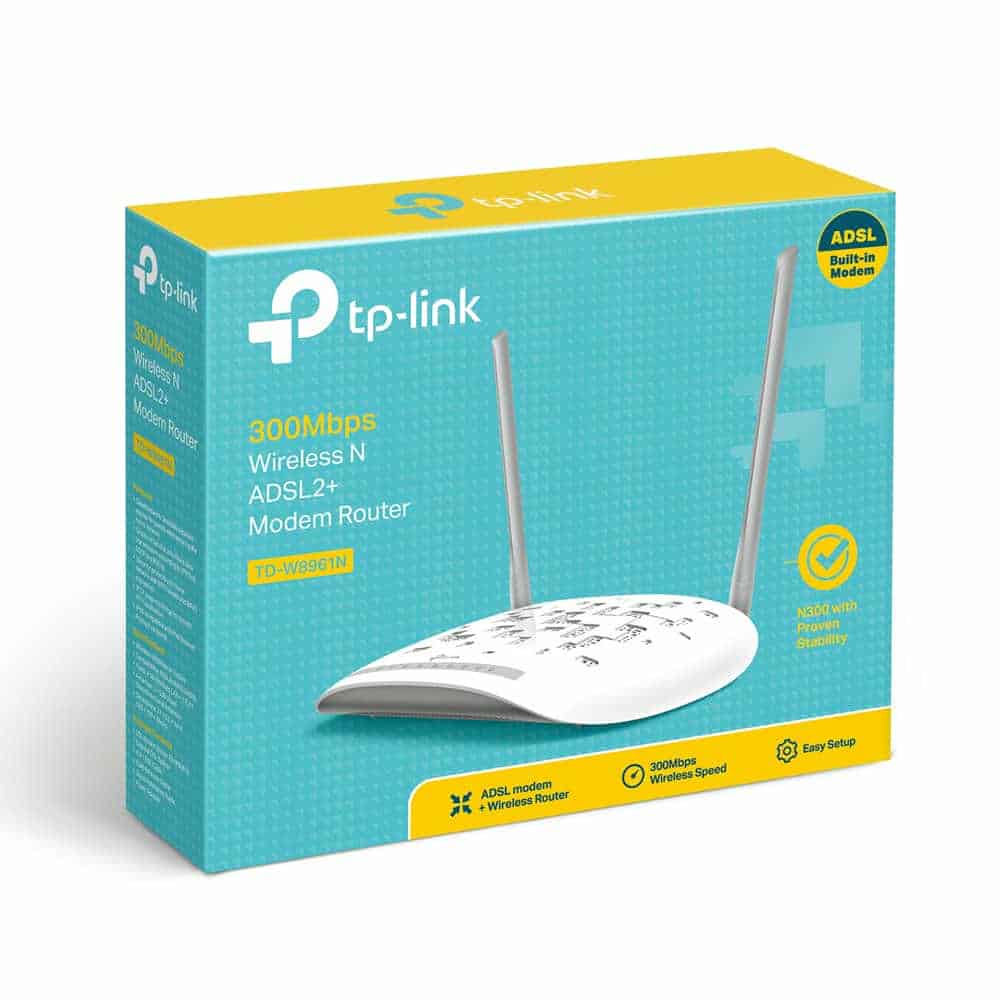 (image for) TP-LINK TD-W8961N Wireless N ADSL2+ Modem Router